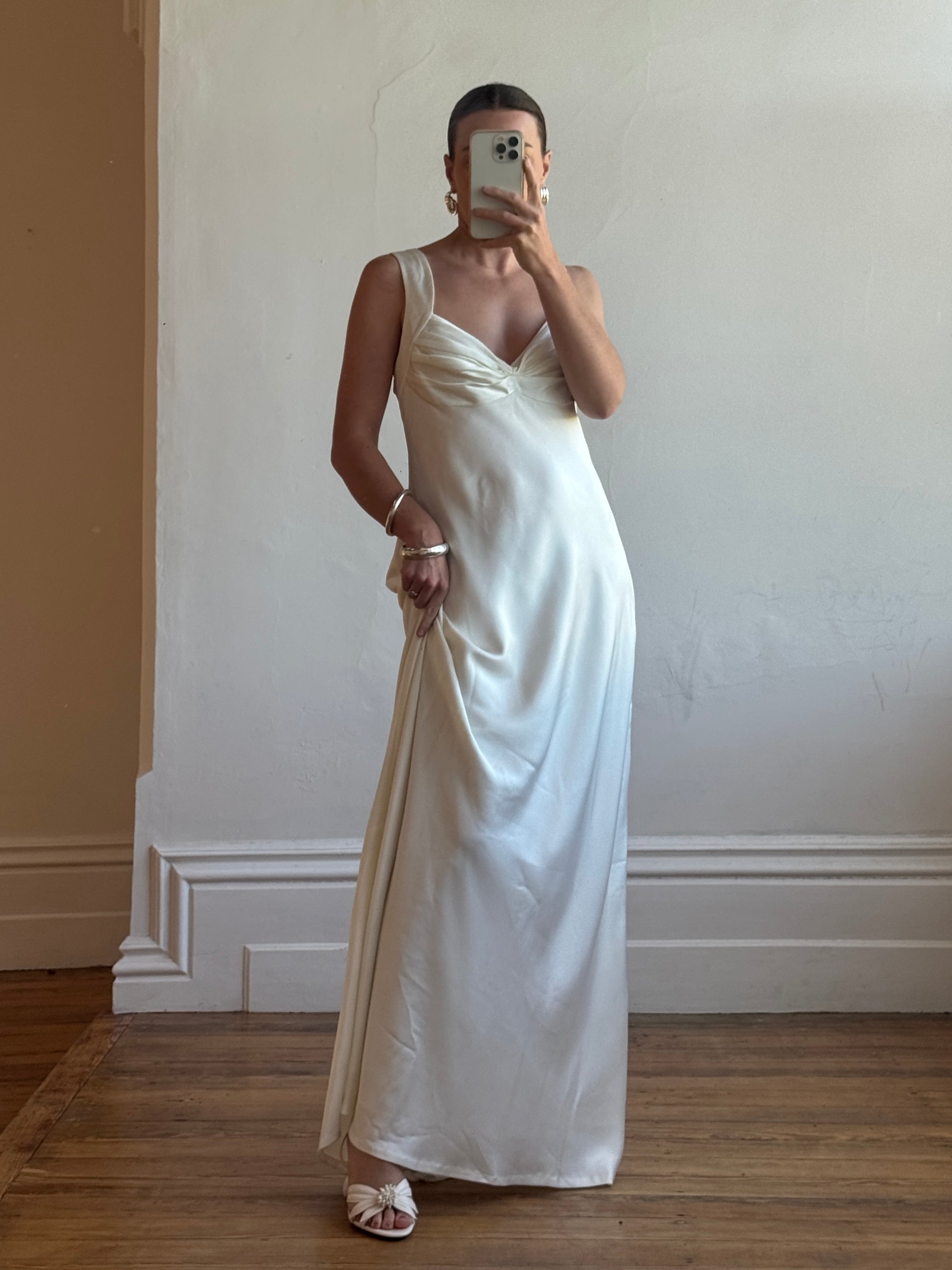 Vintage 90s Calvin Klein Satin Bridal Slip Ivory Call Me The Breeze Vintage 90s Calvin Klein Satin Bridal Slip Ivory Call Me The Breeze