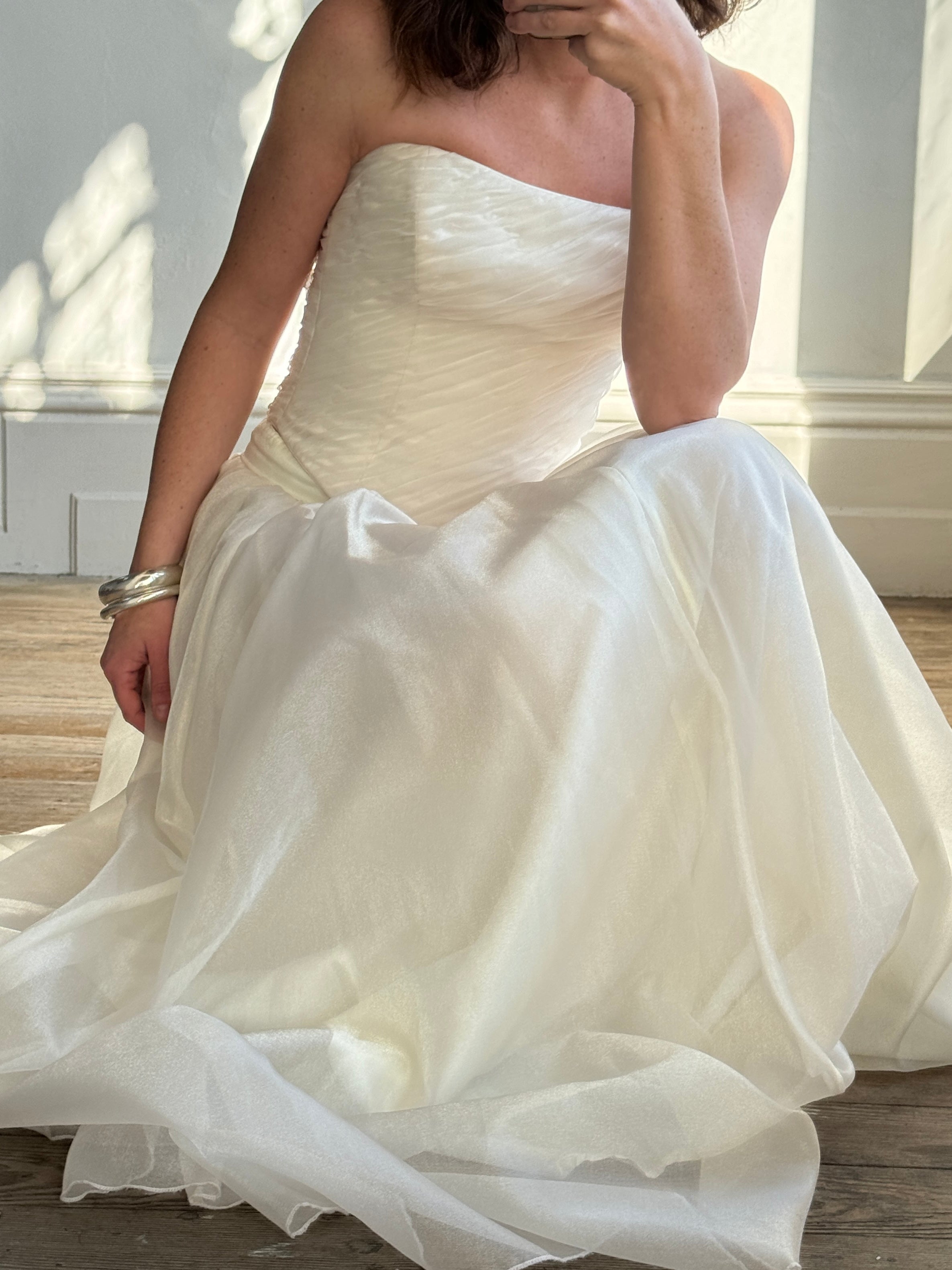 Vintage Organza Bridal Bustier