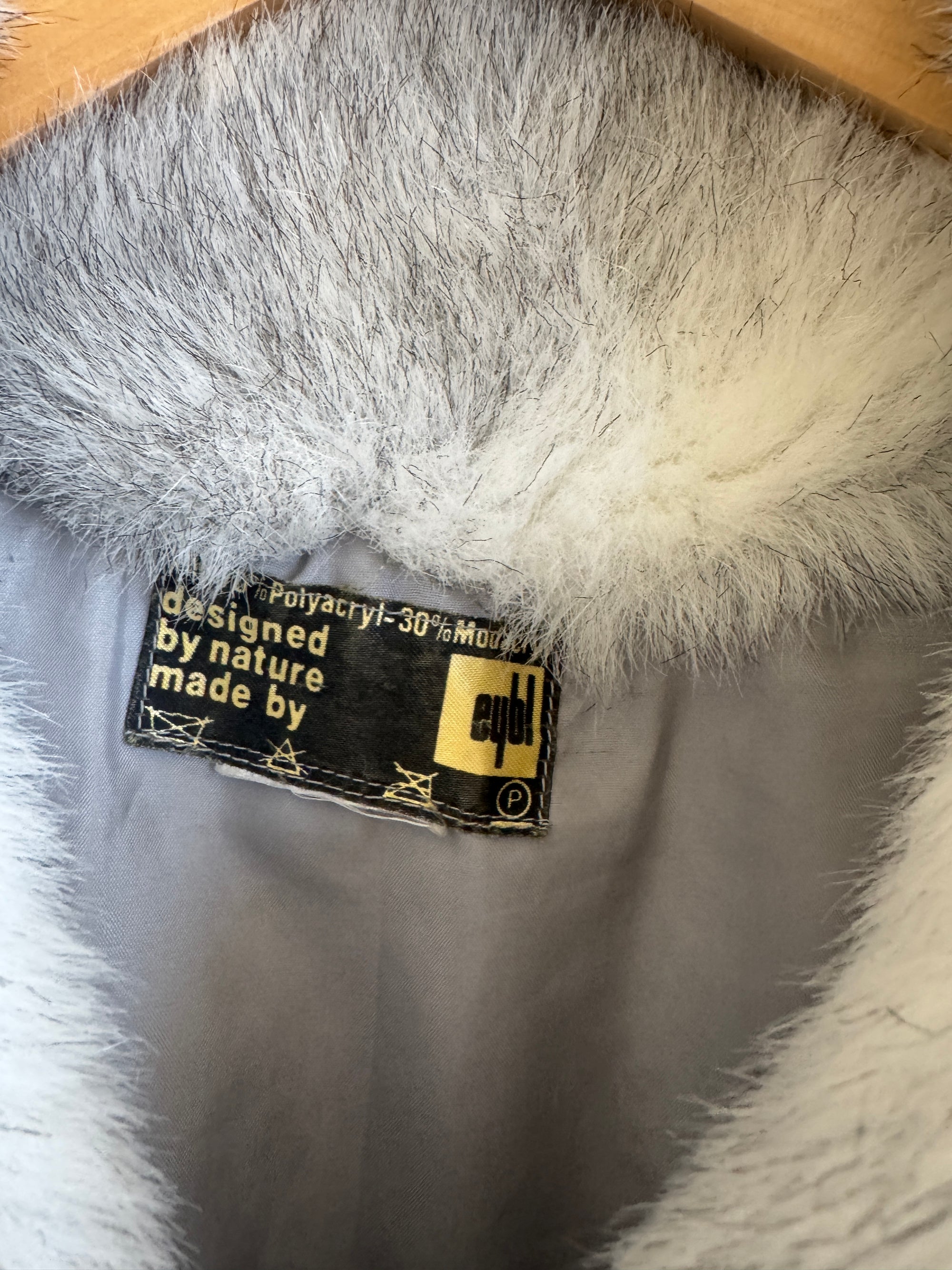 Vintage 60s Faux Fur Arctic Jacket