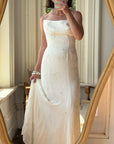 Vintage Y2K Slinky Beaded Wedding Slip Dress