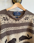 Vintage Polo Ralph Lauren Hand Knit Jumper with Whales