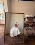 Vintage 90s Pure Silk Couture Diamante Wedding Gown