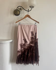 Vintage 90s Glitter Fairy Skirt Chocolate Pink