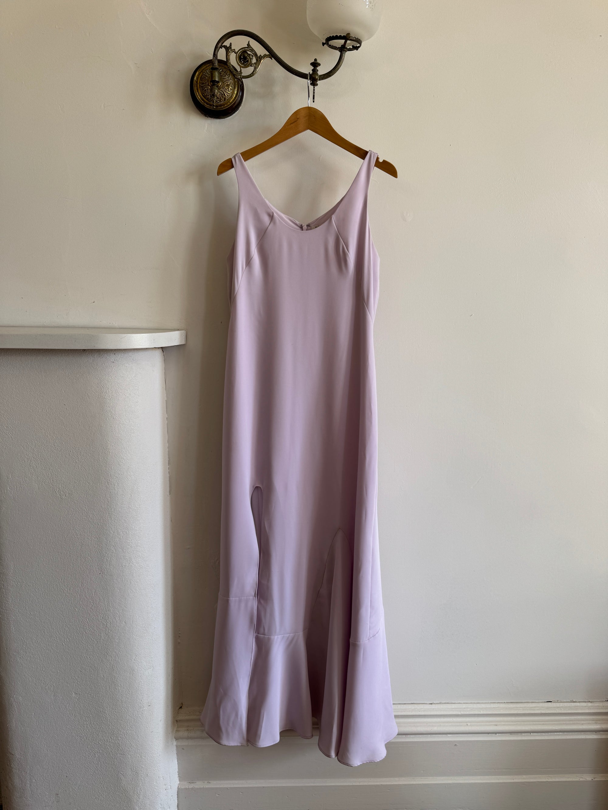 Vintage Y2K Halston Heritage Lilac Slip Dress