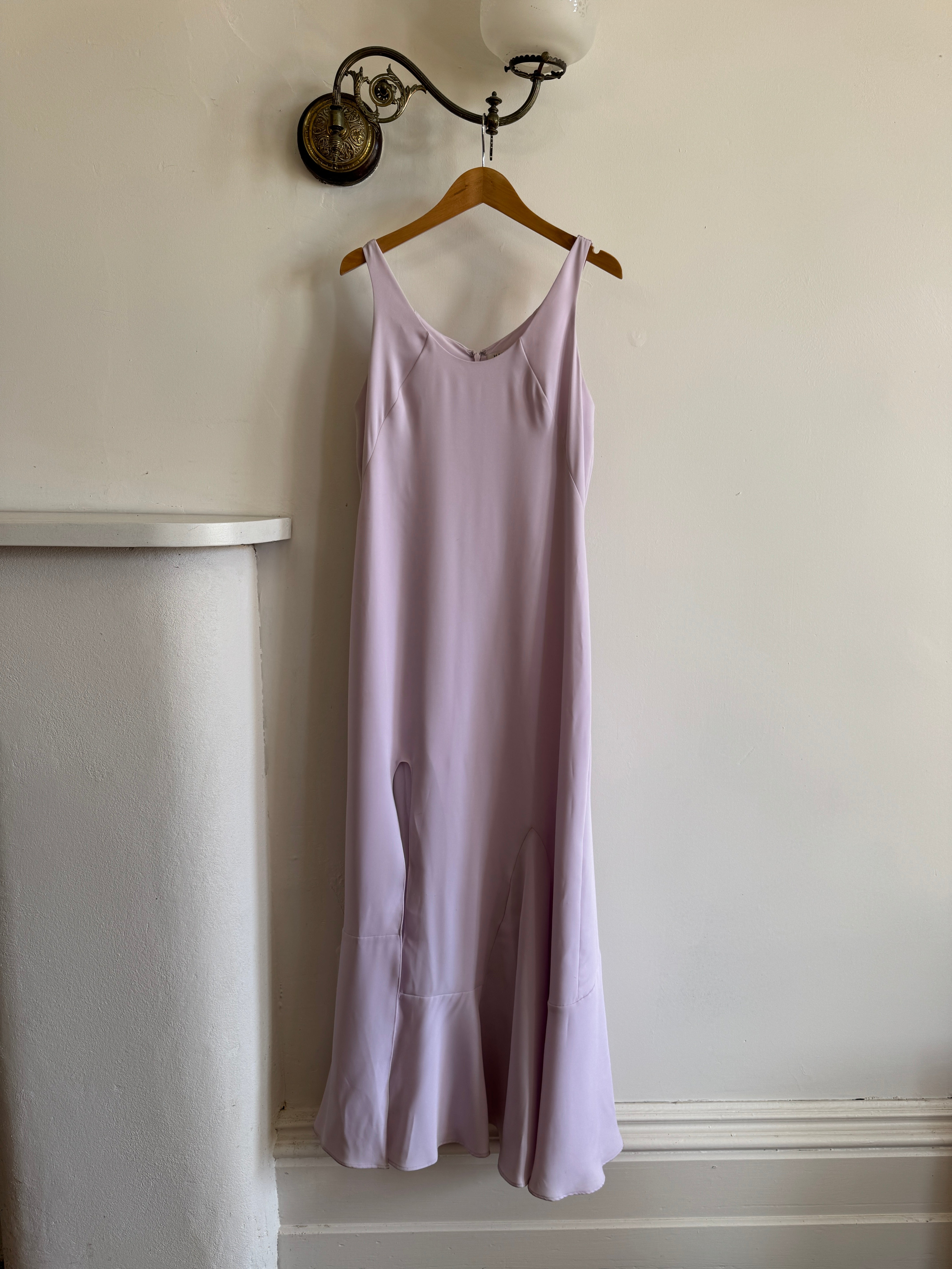 Vintage Y2K Halston Heritage Lilac Slip Dress