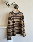 Vintage Polo Ralph Lauren Hand Knit Jumper with Whales