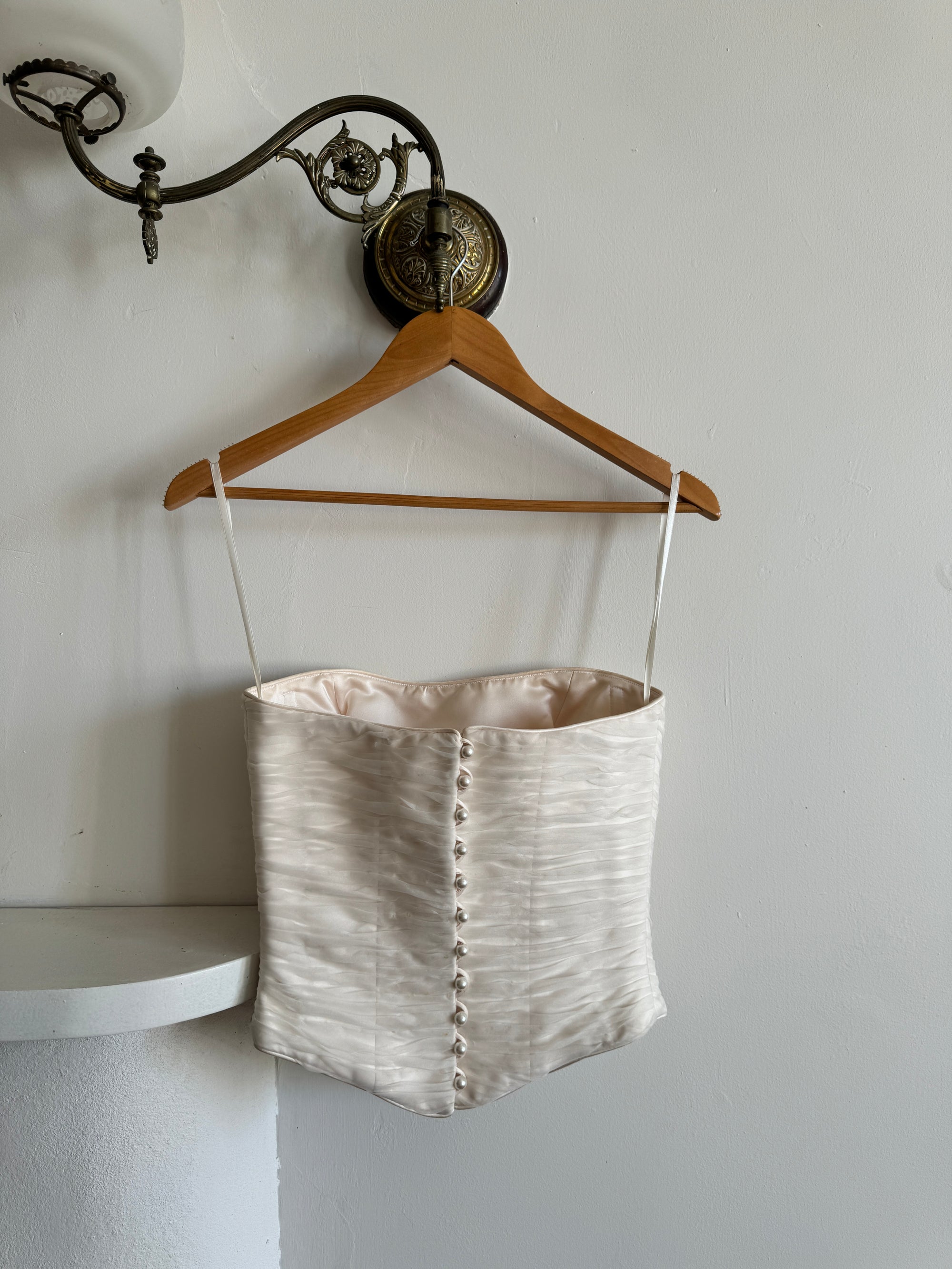 Vintage Organza Bridal Bustier