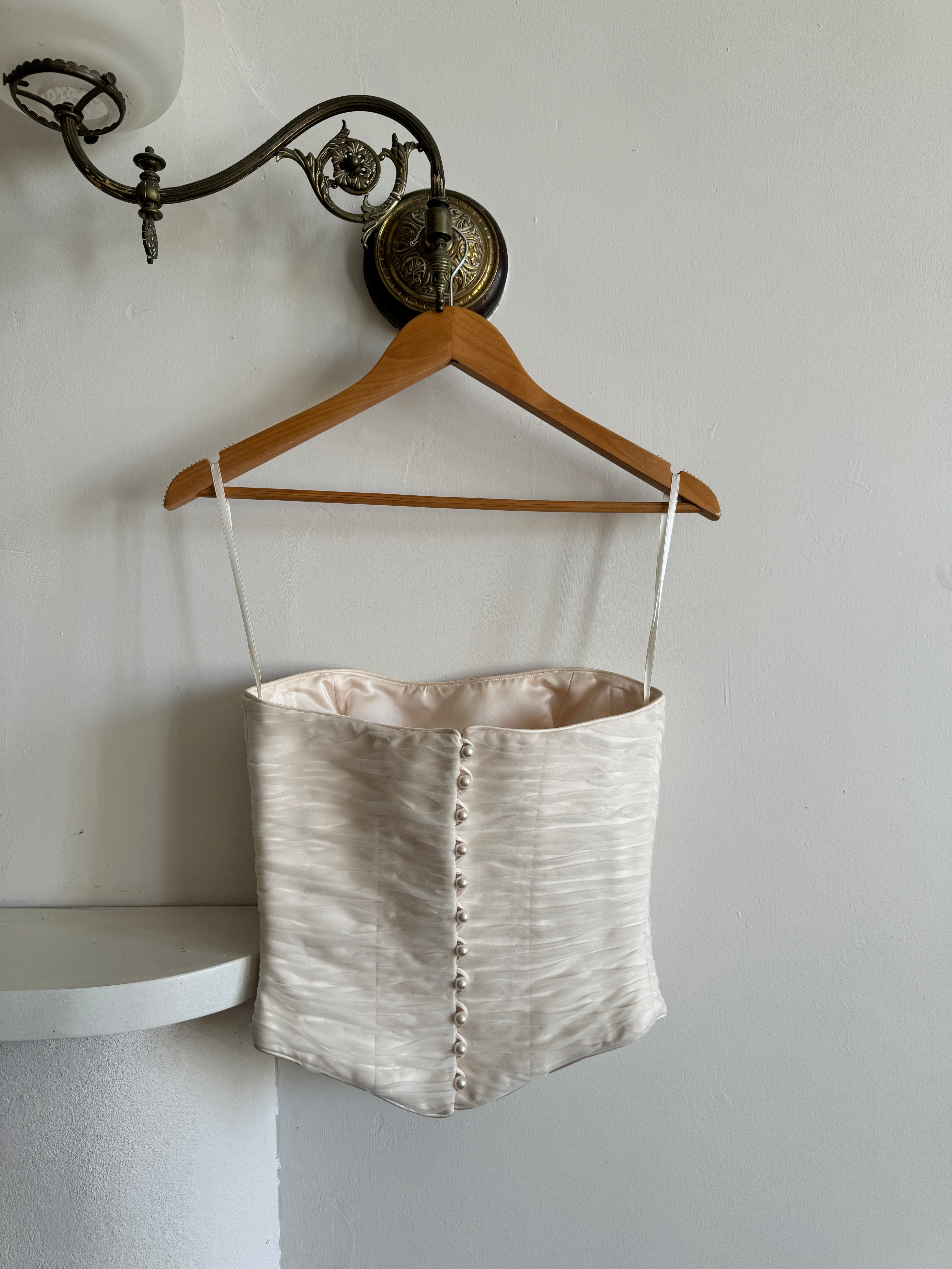Vintage Organza Bridal Bustier