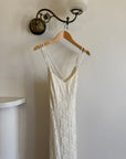 Vintage 90s Australian Made Lace Bridal Slip and Bolero