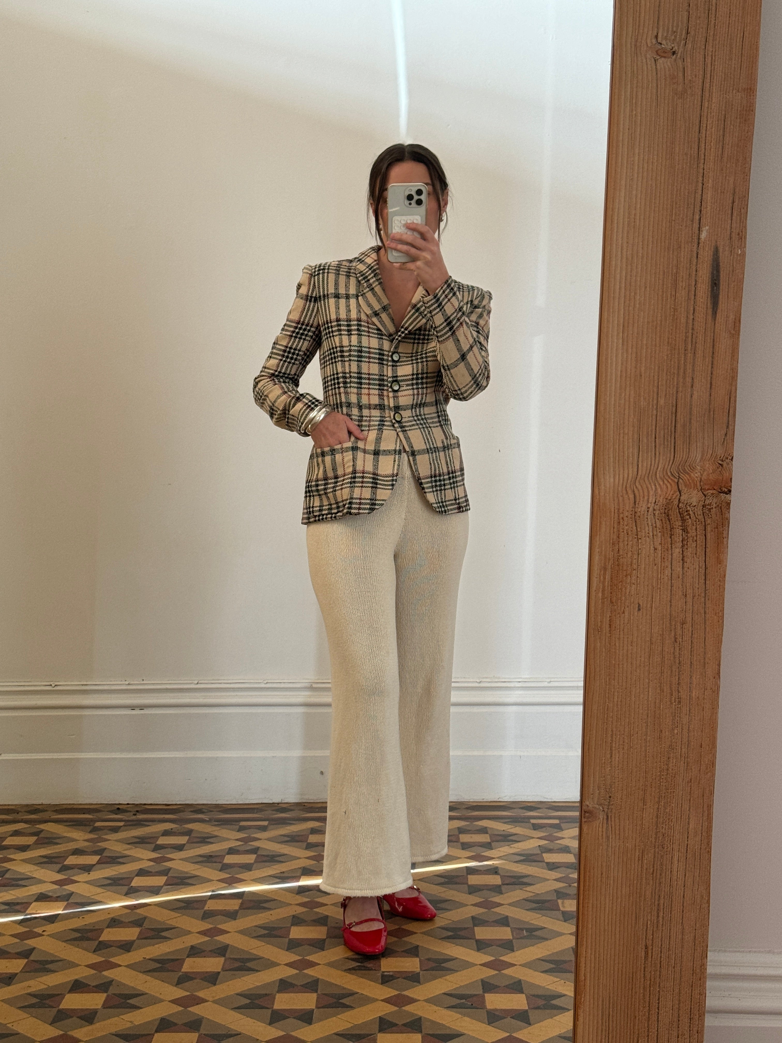 Vintage Emanuel Ungaro Tweed Tailored Blazer