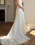 Vintage 90s Bridal Embellished Corset and Slip Skirt Set