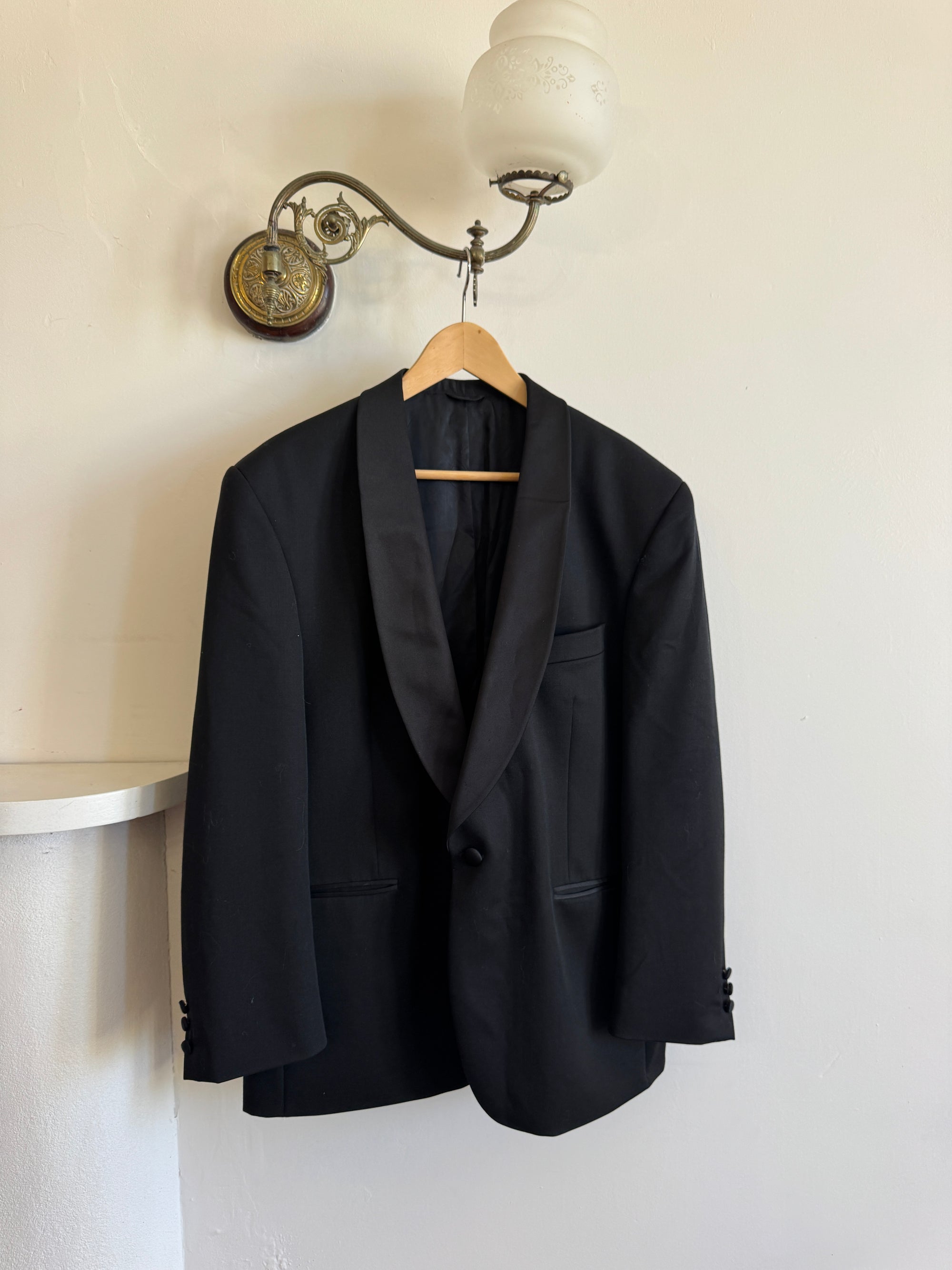 Vintage YSL Wool Tuxedo Jacket Noir