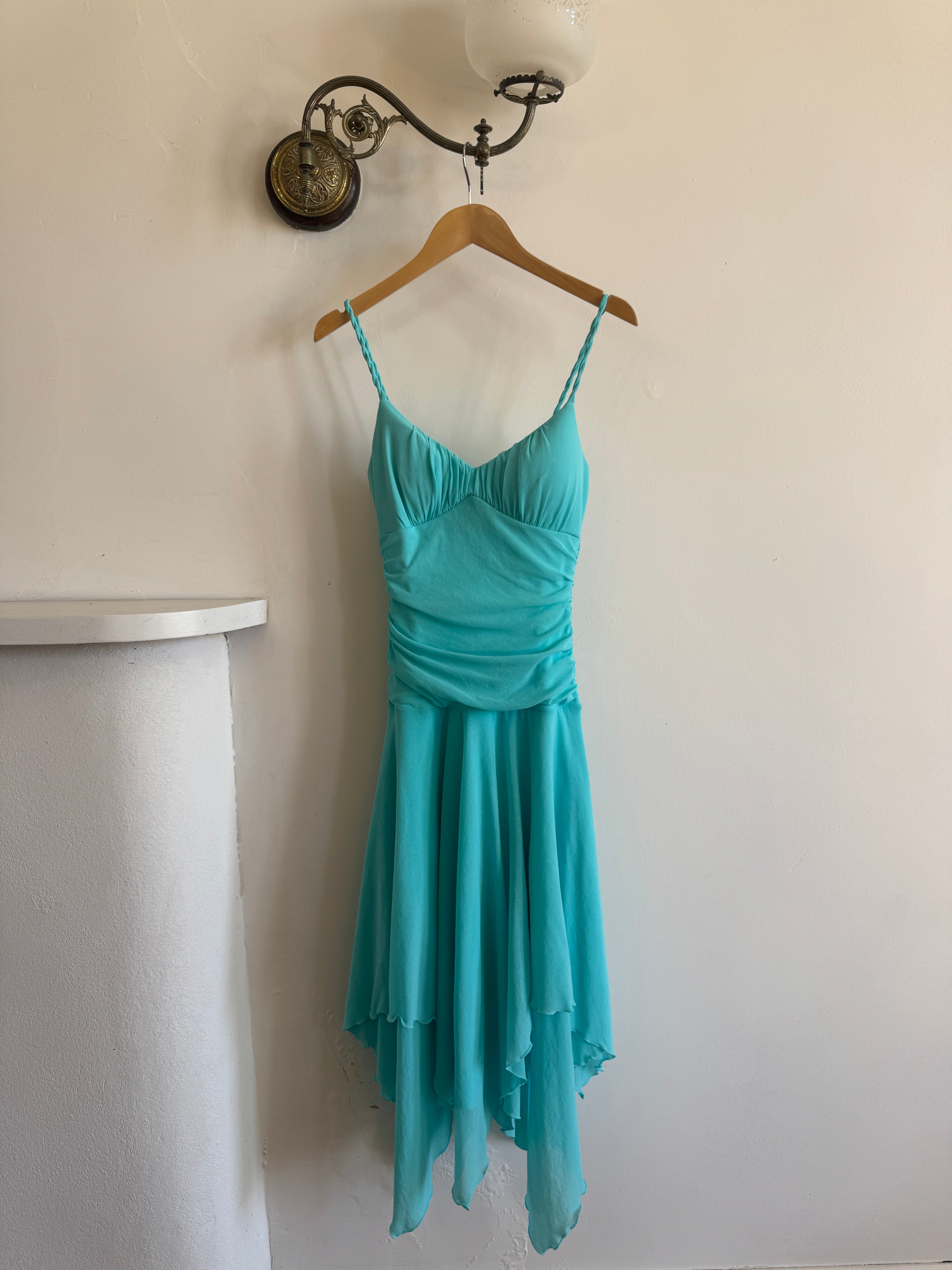 Vintage Y2K Aqua Fairy Dress
