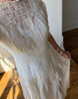 Edwardian Cotton Tea Wedding Dress