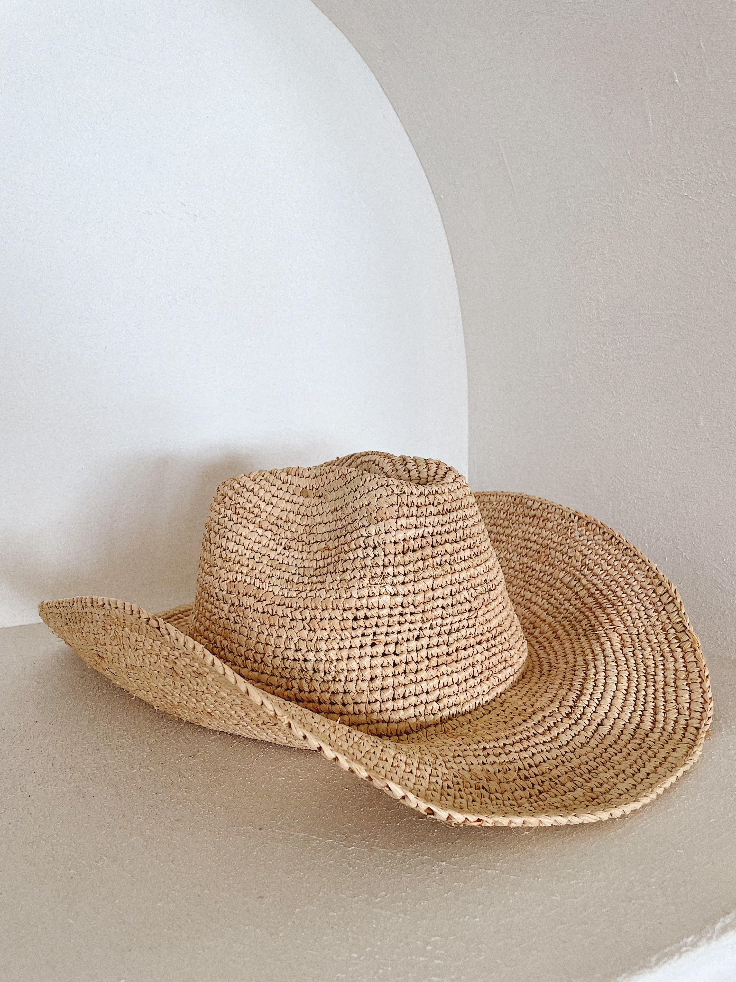 Maya Raffia Cowgirl Hat