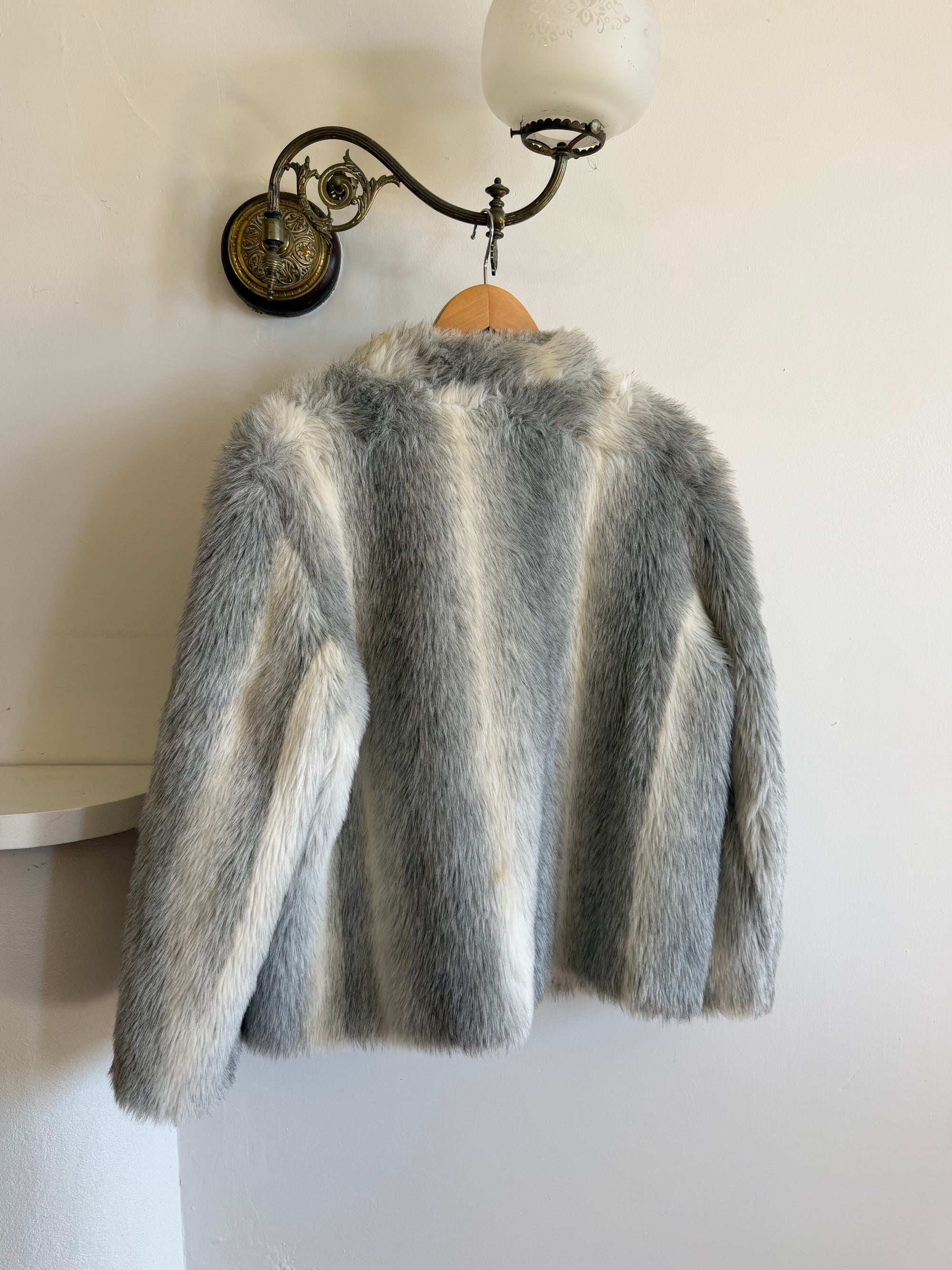 Vintage 60s Faux Fur Arctic Jacket