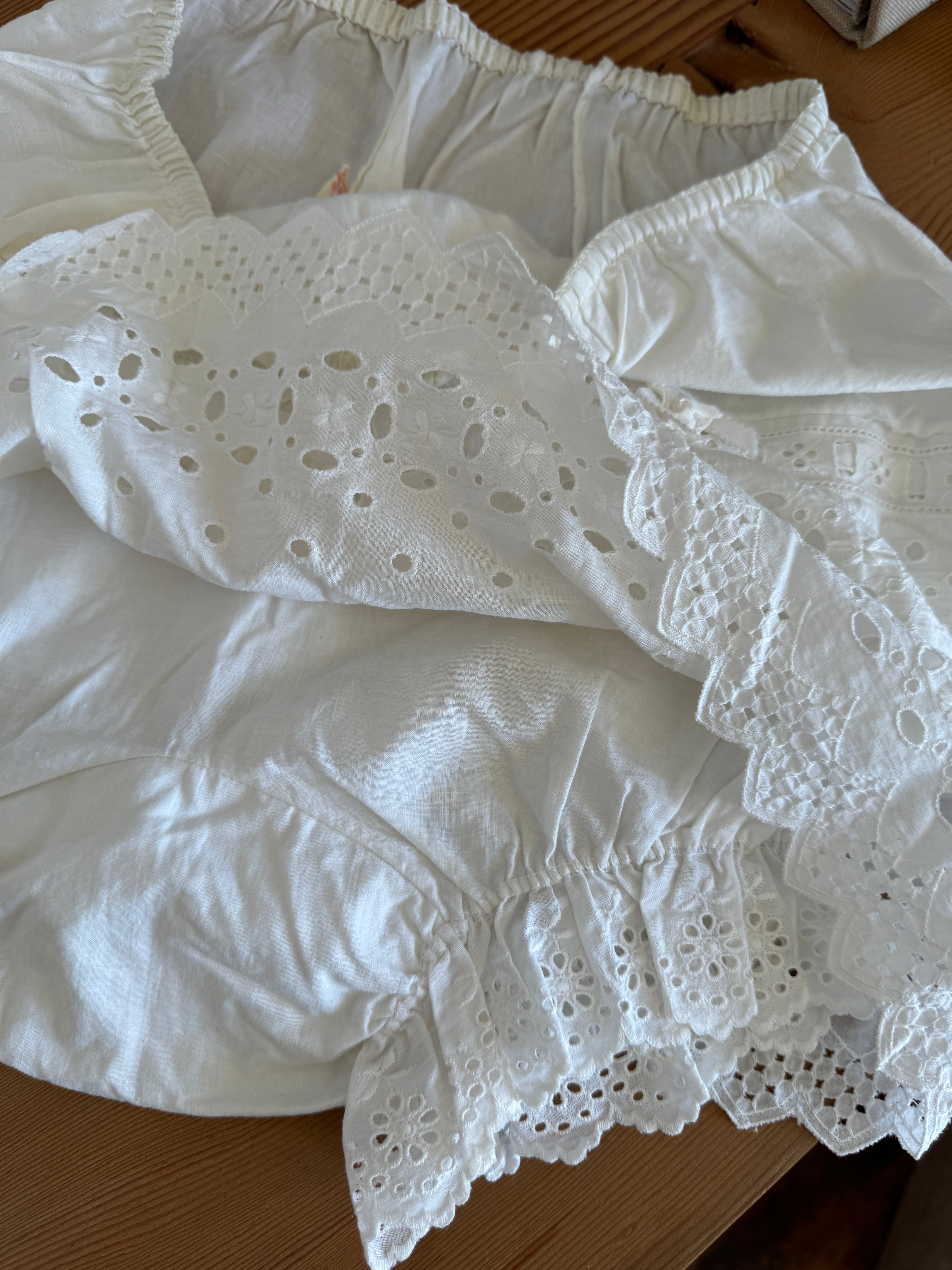 Vintage Broderie Anglaise Tiered Bloomers