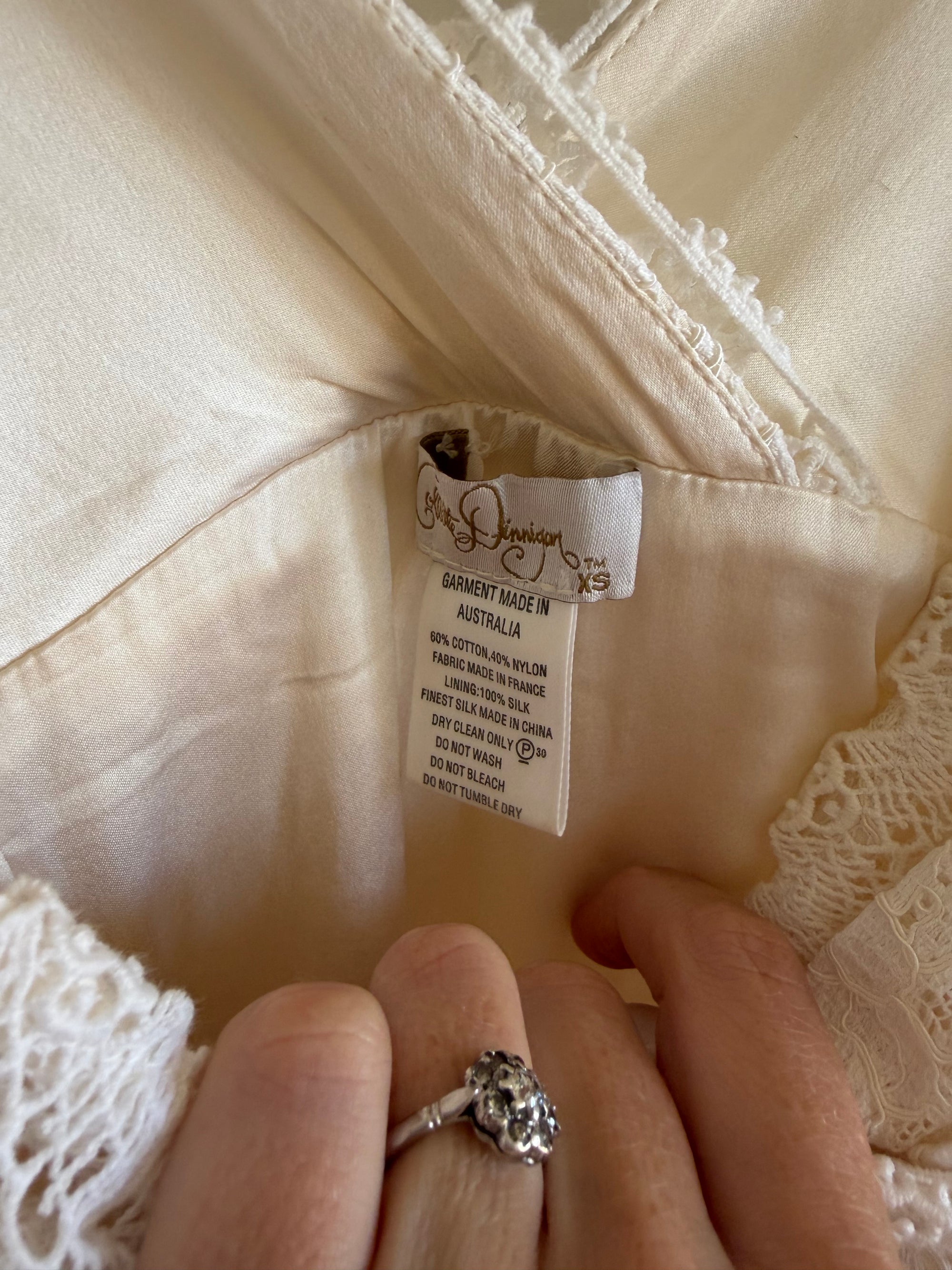 Vintage Y2K Collette Dinnigan Lace Wedding Dress