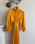 Vintage 70s Marigold Swing Maxi Dress