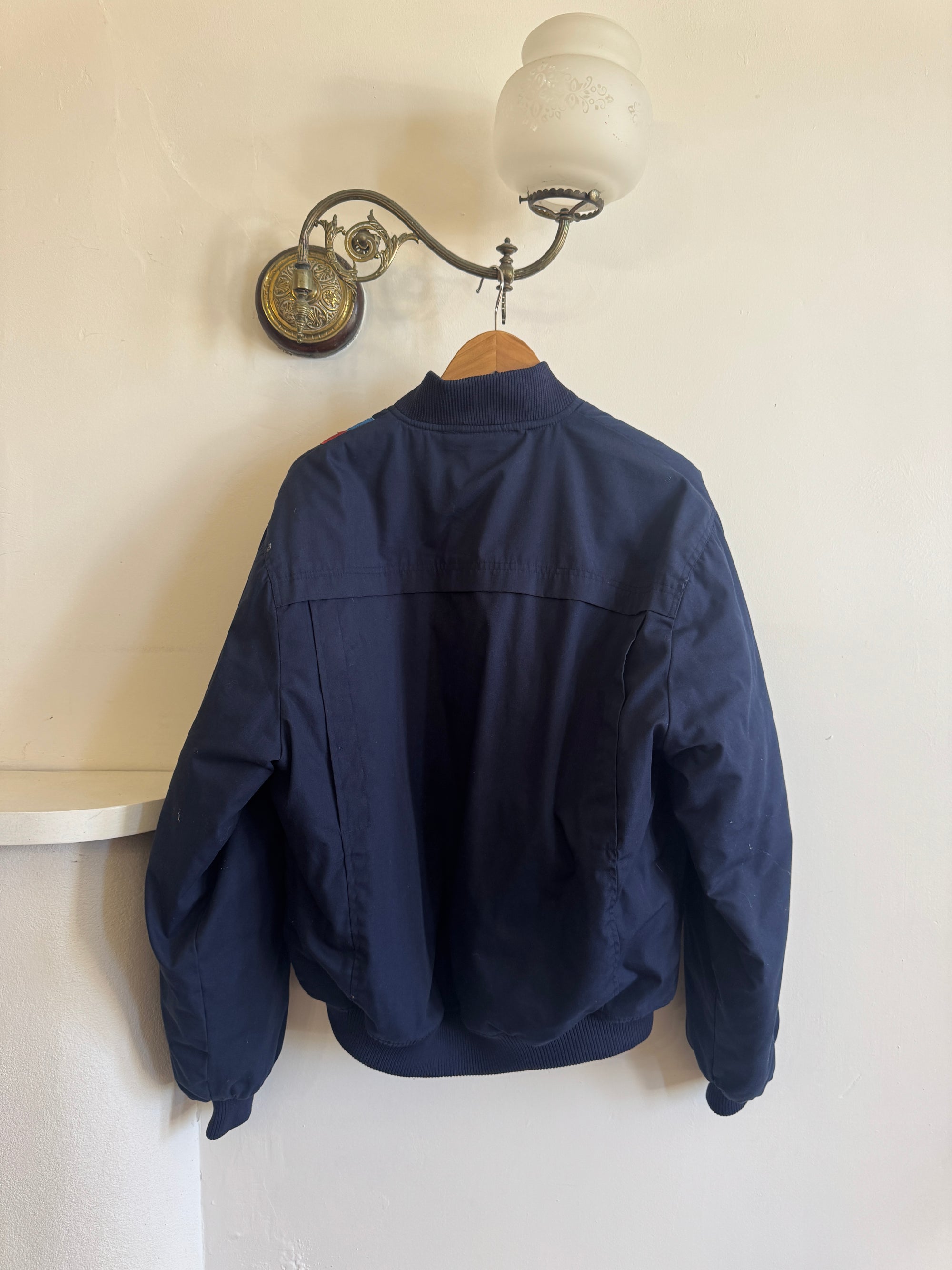 Vintage 70s Ford Bomber Jacket Navy