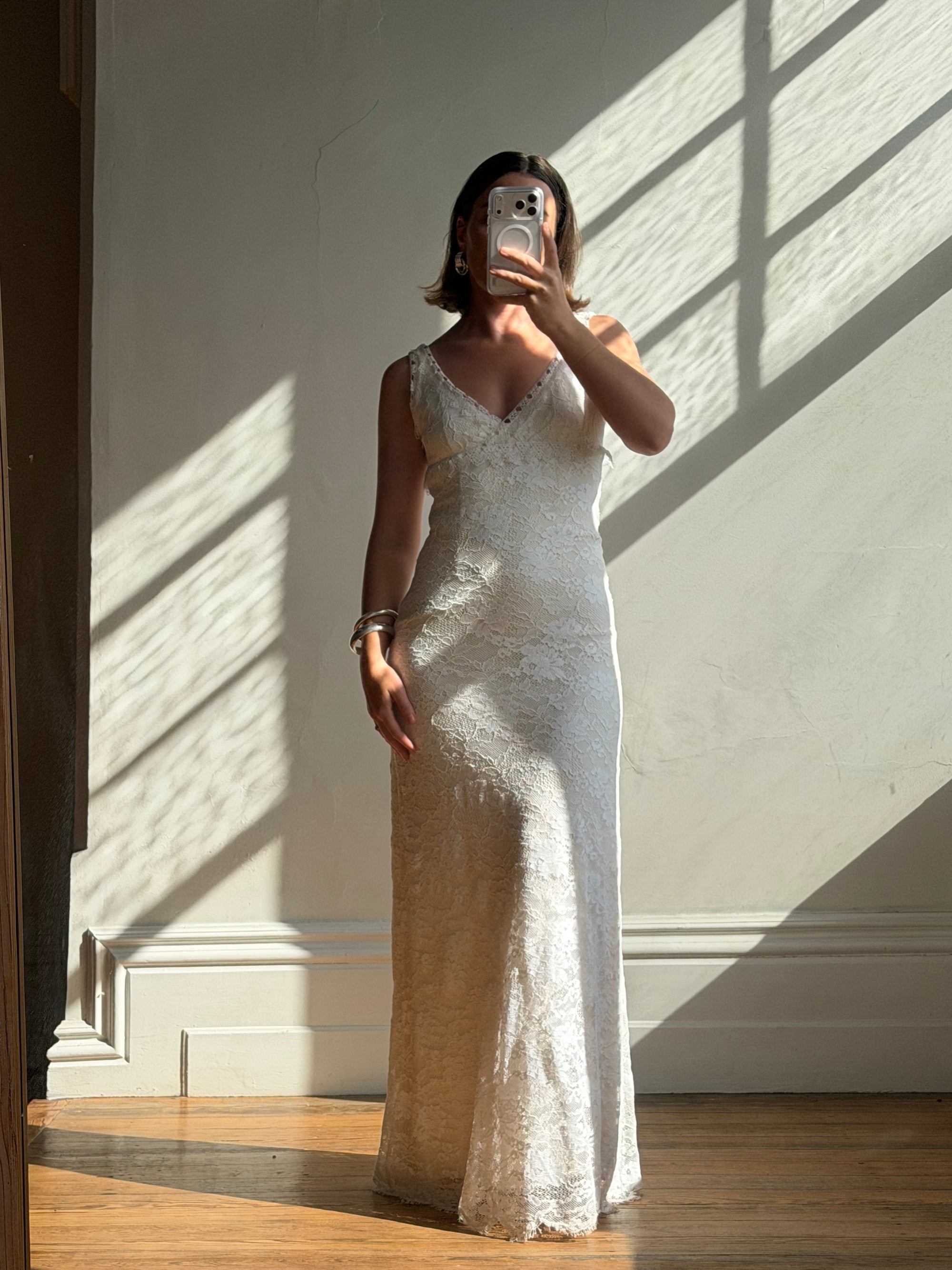 Vintage Y2K Collette Dinnigan Lace Wedding Dress