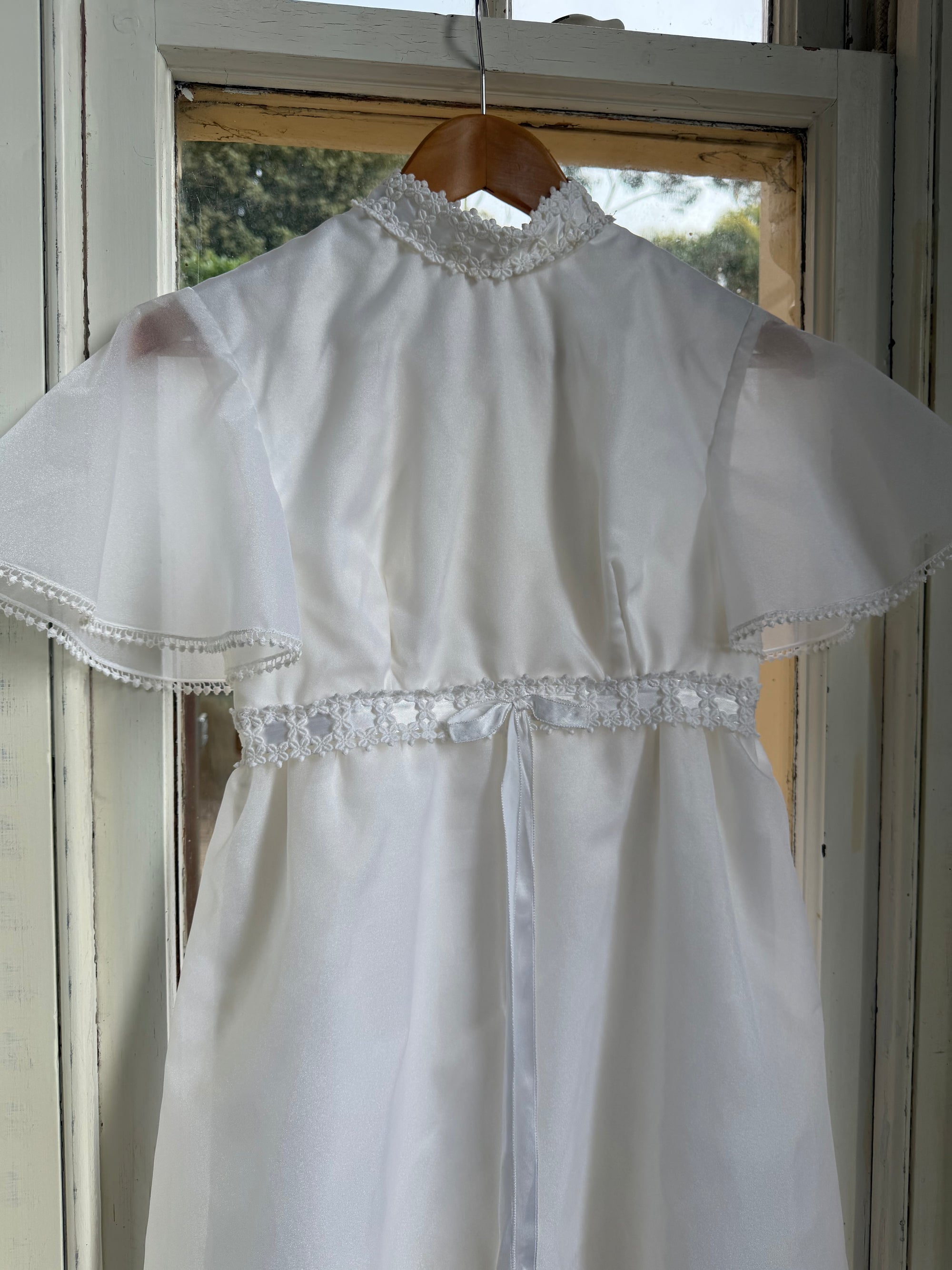 Vintage 60s Babydoll Micro Mod Bridal Mini