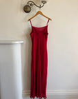 Vintage 90s Scarlett Cowl Neck Slip Dress