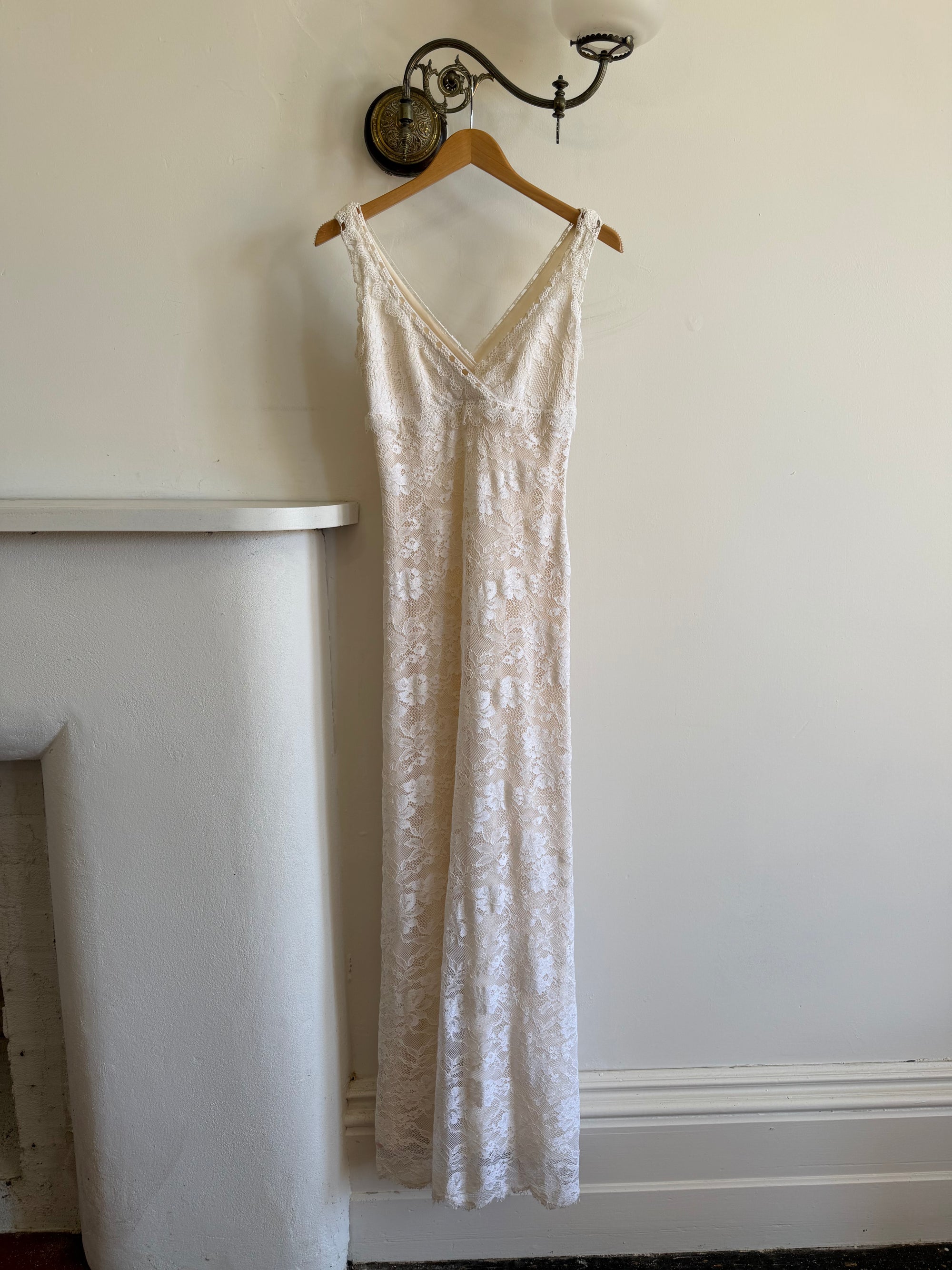 Vintage Y2K Collette Dinnigan Lace Wedding Dress