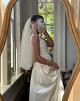 Vintage Simple Tulle Veiled Hair Piece