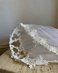 Vintage Juliette Floral Cap Long Veil