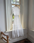 Vintage Edwardian Soiree Garden Broderie Anglaise Dress