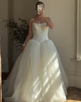 Vintage Y2K Vera Wang Princess Tulle Strapless Wedding Gown