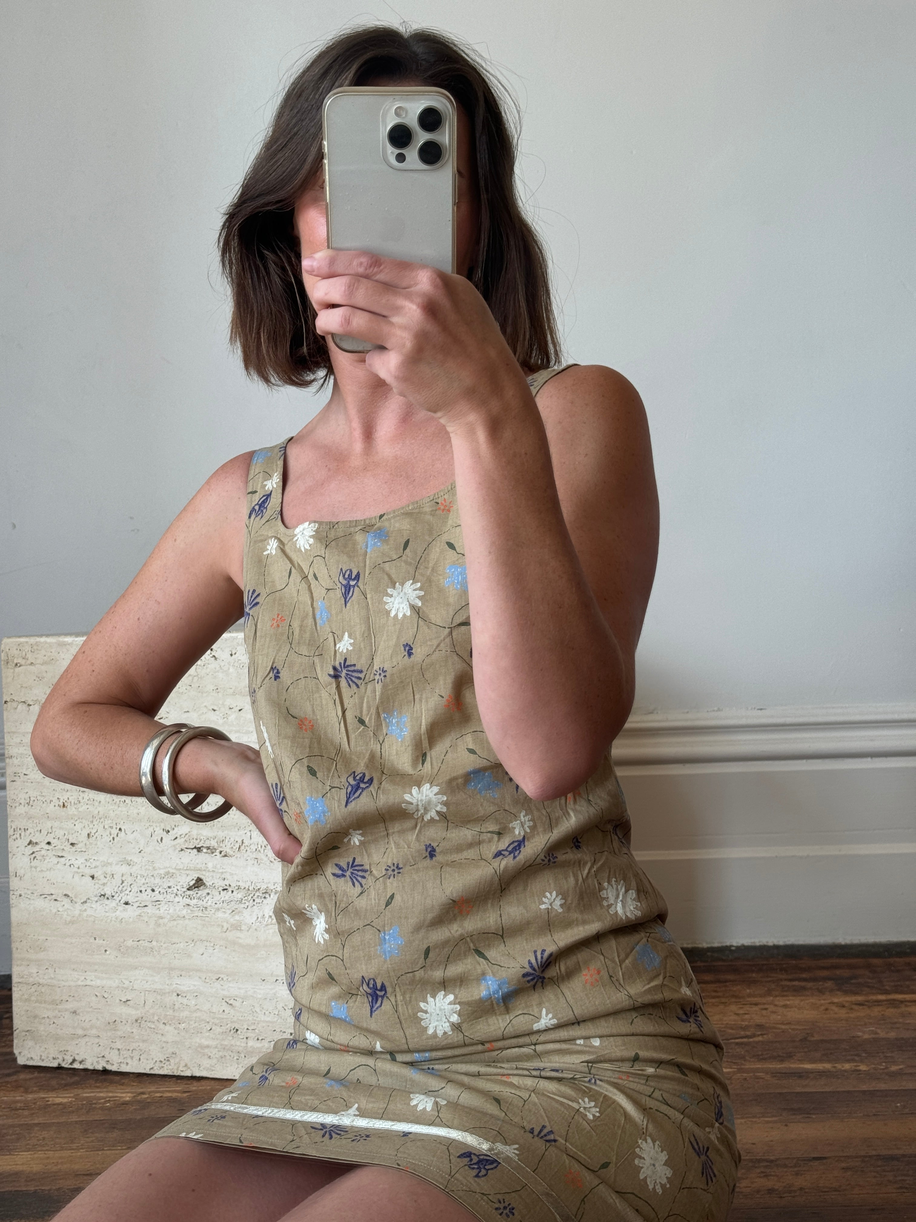 Vintage 90s Espirit Cotton Mini Dress