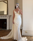 Vintage Y2K Pure Silk Bias Wedding Dress