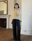 Vintage 90s Australian Pure Wool Cable Knit Jumper Creme