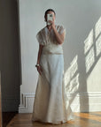 Vintage 90s Classic Satin Bridal Skirt