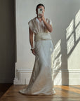 Vintage 90s Classic Satin Bridal Skirt