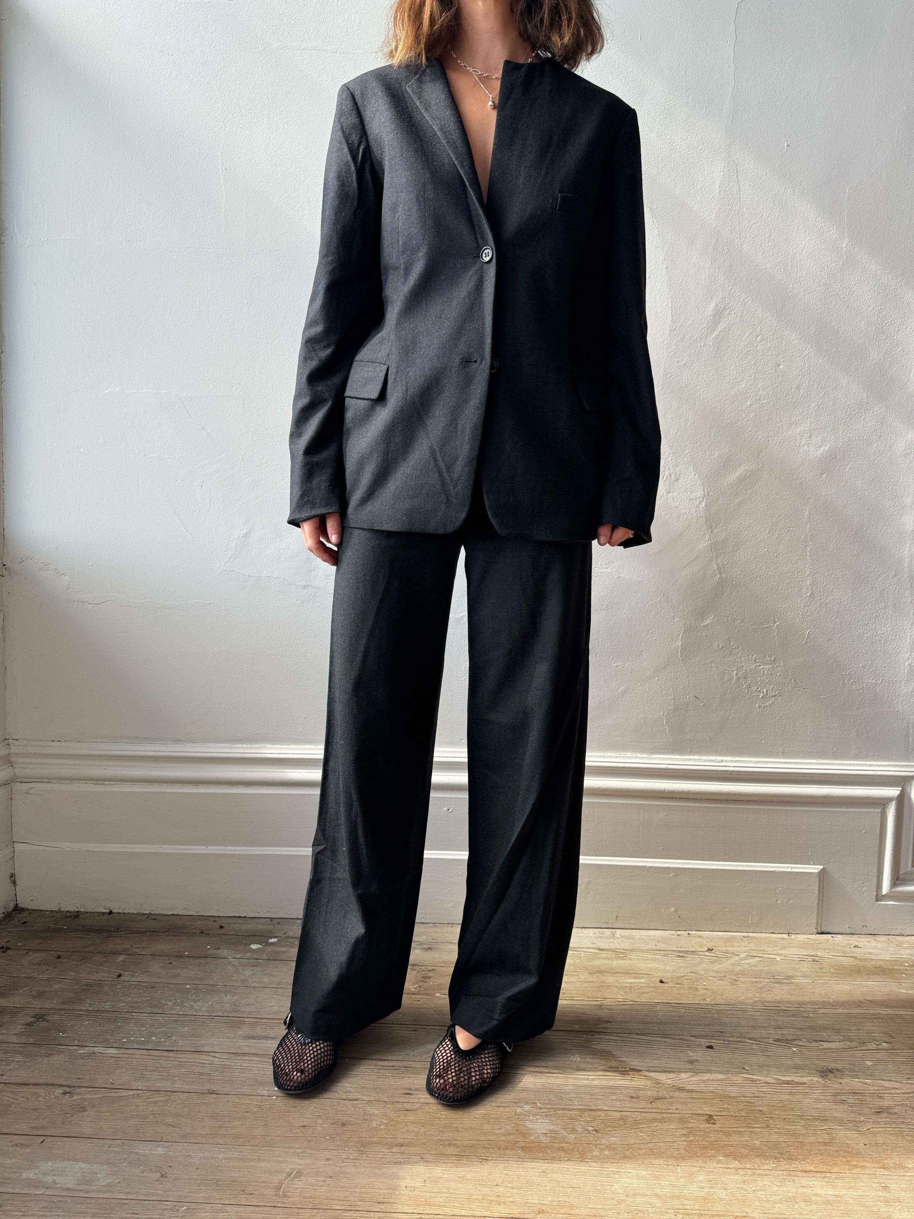 Vintage 90s Jil Sander Wool Two Piece Suit