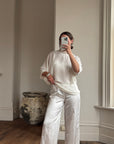 Vintage Y2K Sheer Chiffon Sheer Tiered Blouse
