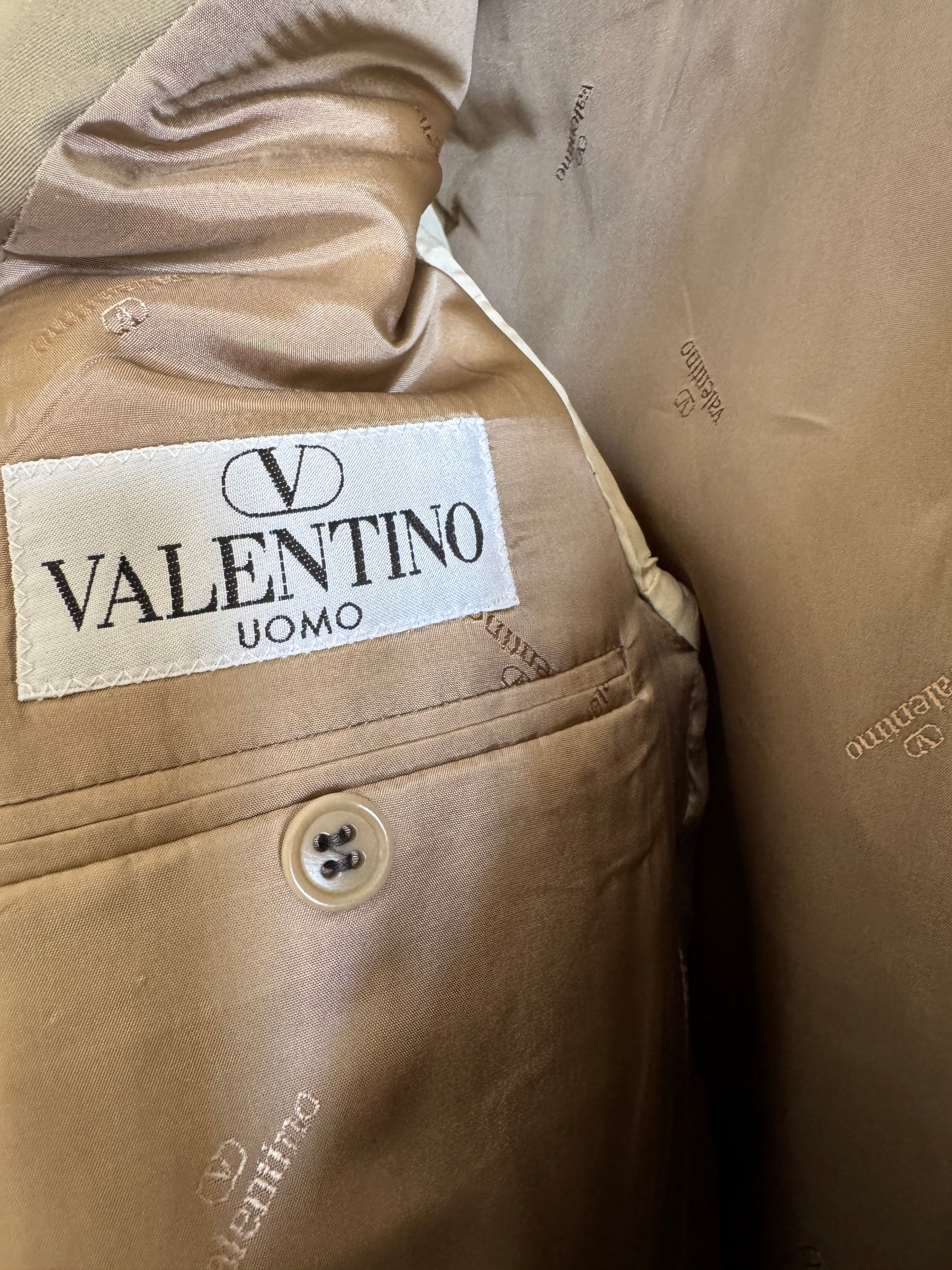 Vintage 90s Valentino Light Olive Blazer