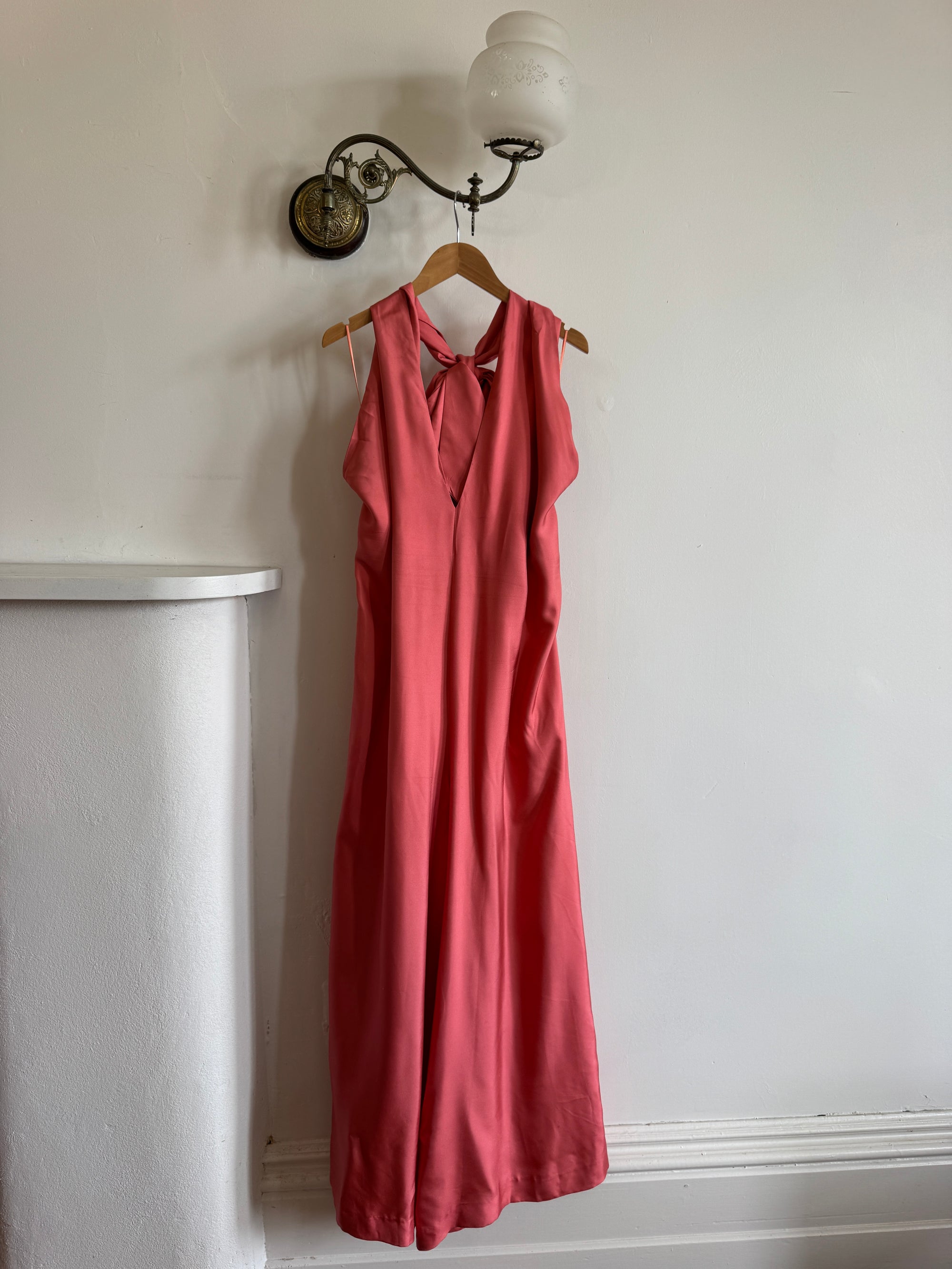 Vintage Y2K Stella McCartney Silk Jumpsuit Papaya