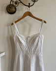 Vintage Y2K Collette Dinnigan Broderie Anglaise Mini Dress
