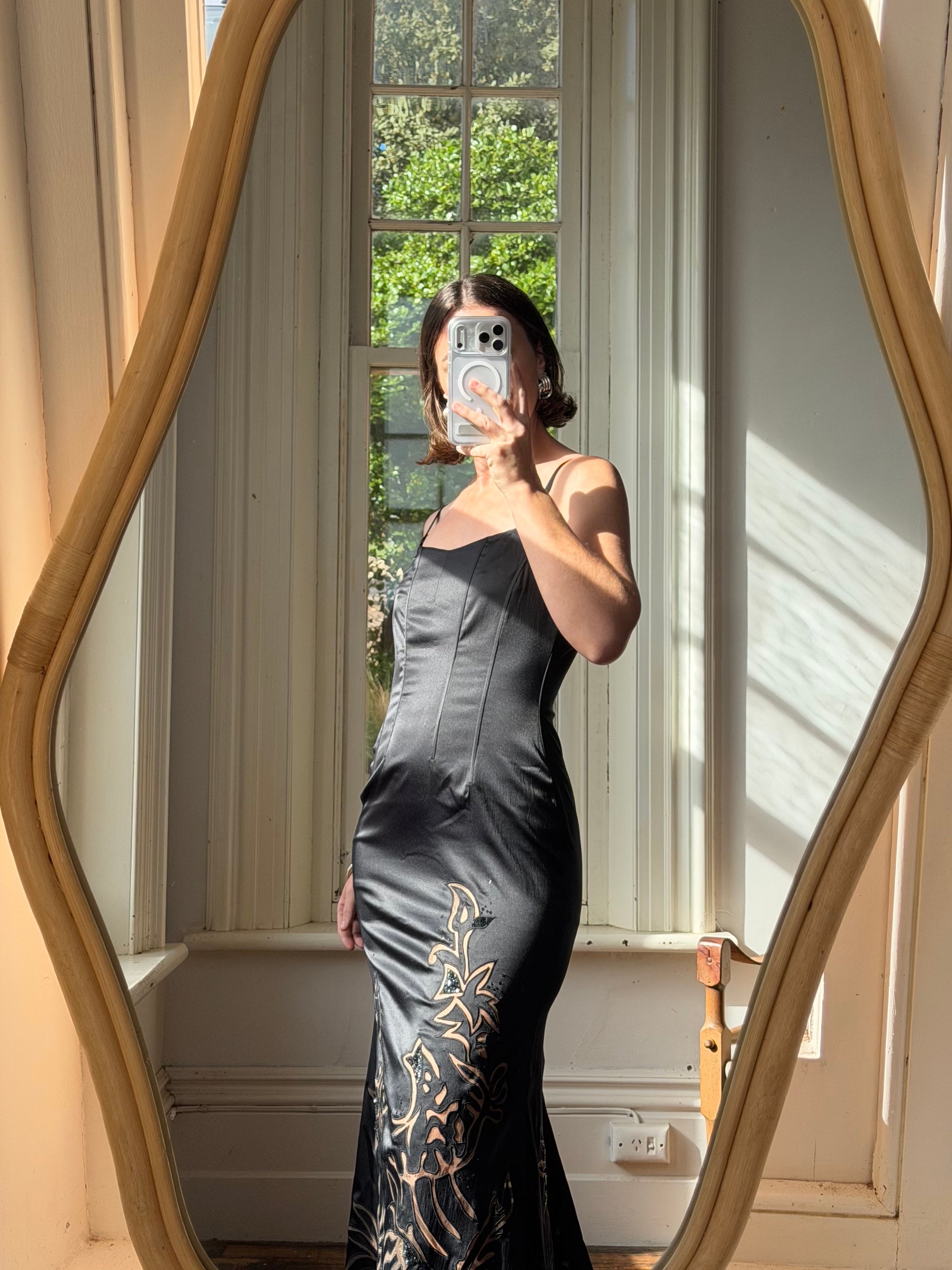 Vintage 90s Mandalay Tattoo Corset Dress Noir – Call Me The Breeze Vintage 90s Mandalay Tattoo Corset Dress Noir – Call Me The Breeze