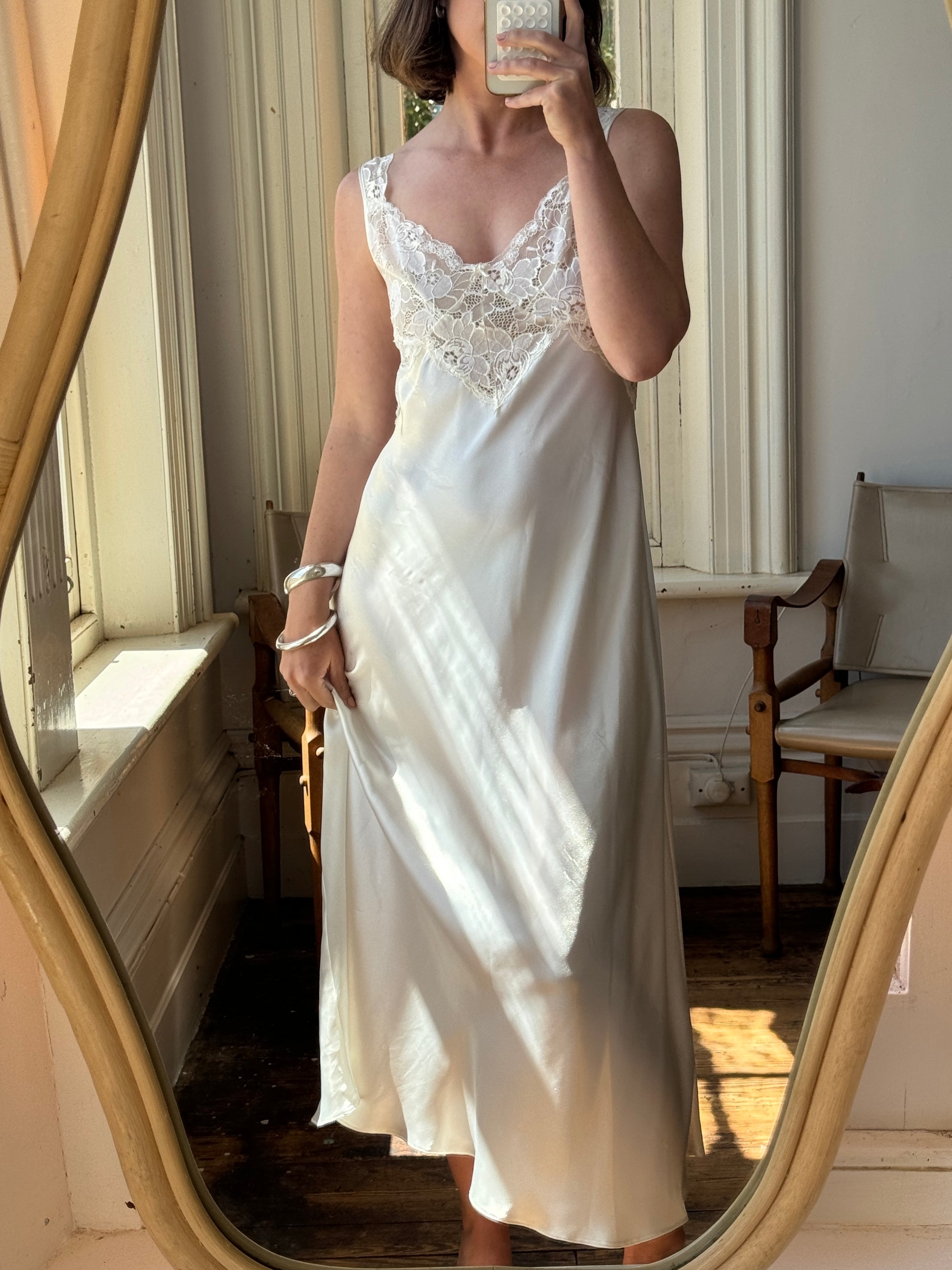 Vintage Y2K Australian made Satin Ivory Slip Dress – Call Me The Breeze Vintage Y2K Australian made Satin Ivory Slip Dress – Call Me The Breeze