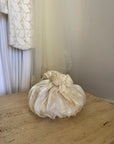 Vintage Jacquard Bridal Drawstring Pouch