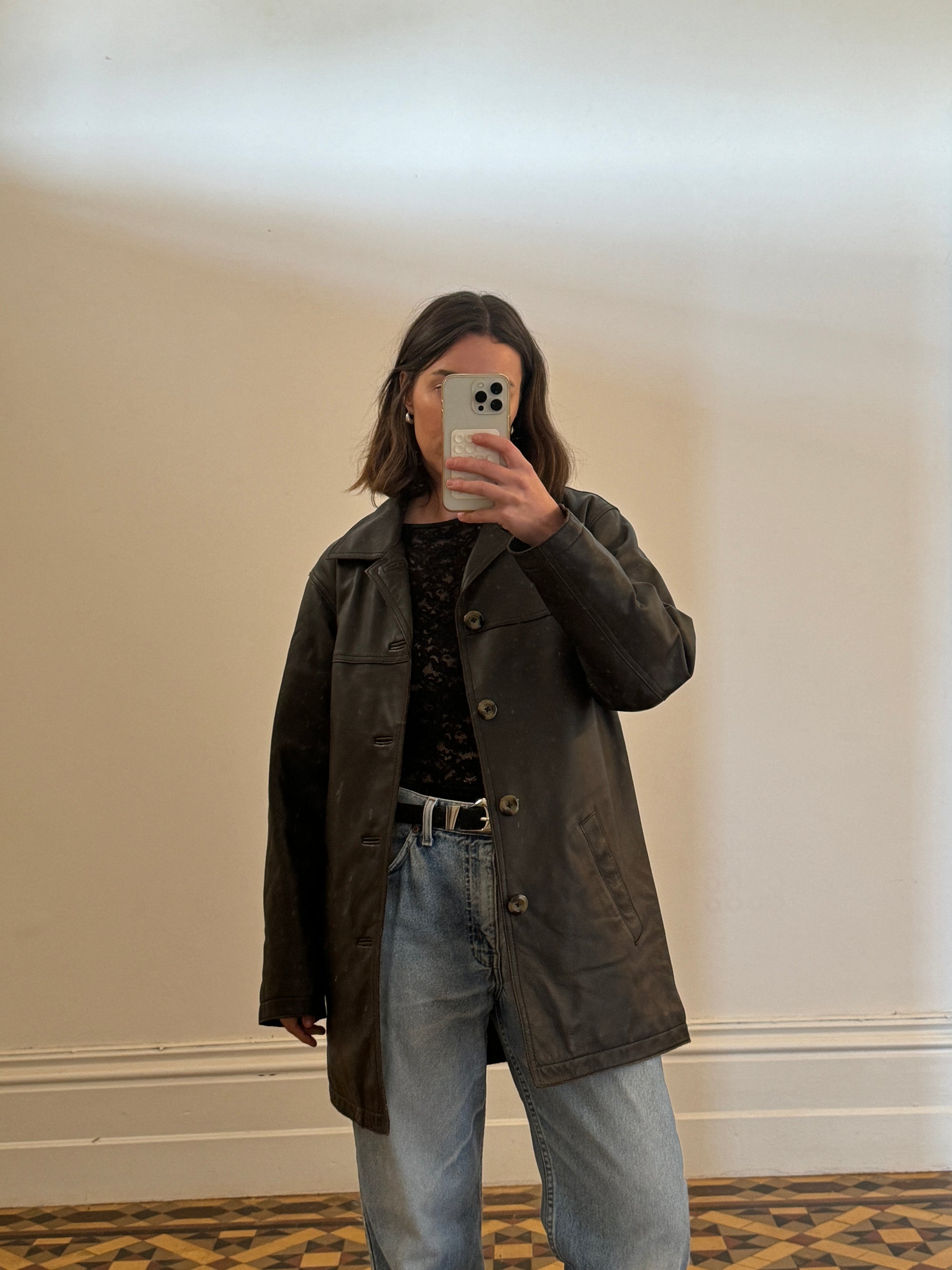 Vintage 90s Black Stretch Mesh Tee