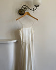 Vintage 40s Liquid Satin Slip Wedding Dress
