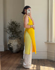 Vintage Issey Miyake IM Pleated Banana Apron Dress