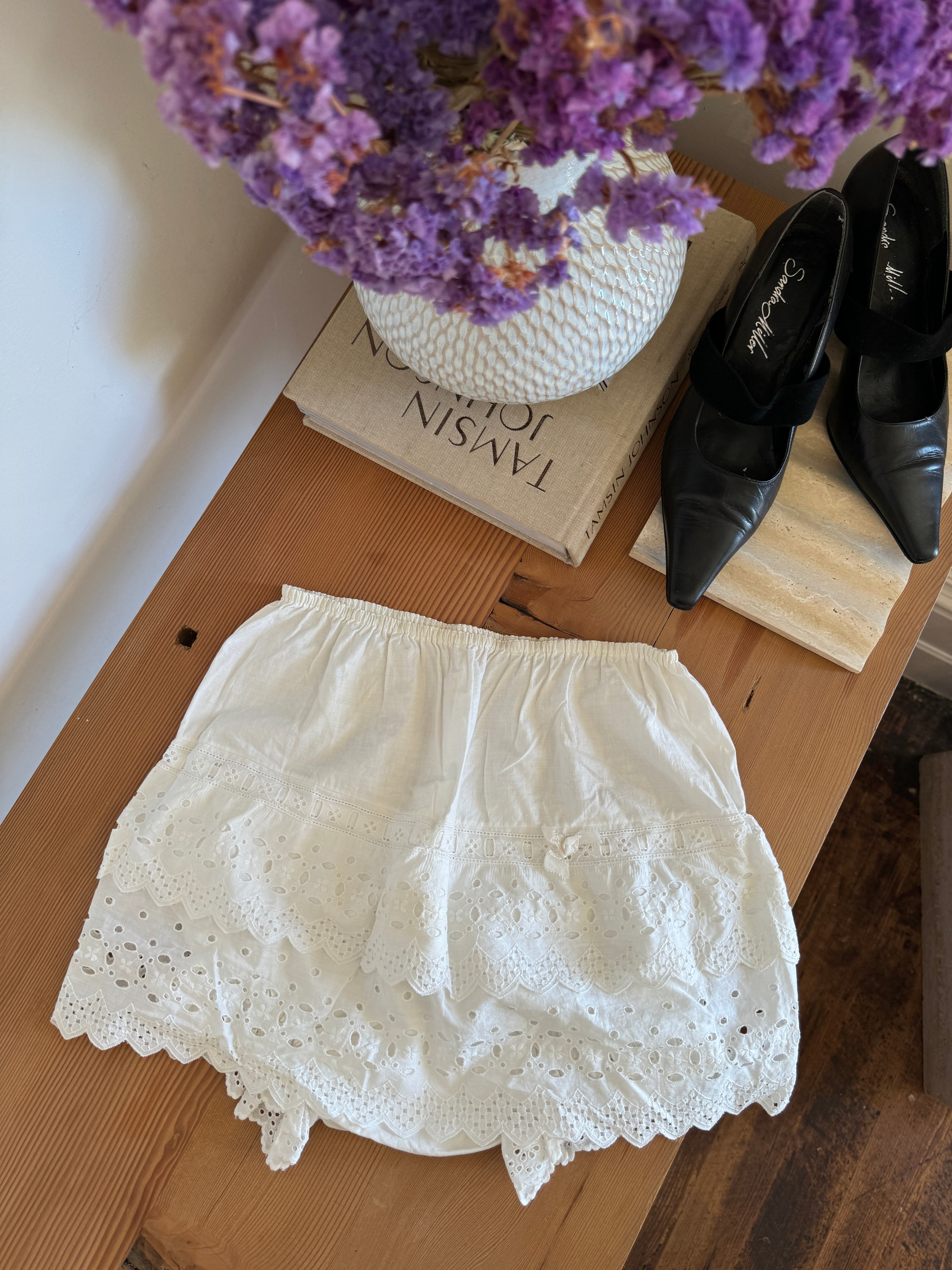 Vintage Broderie Anglaise Tiered Bloomers