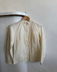 Vintage Broderie Anglaise Button Up Blouse